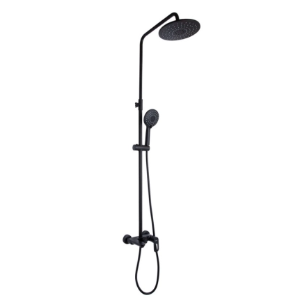Душова система універсальна Lidz Latwa 1030 Black (SD00051546)