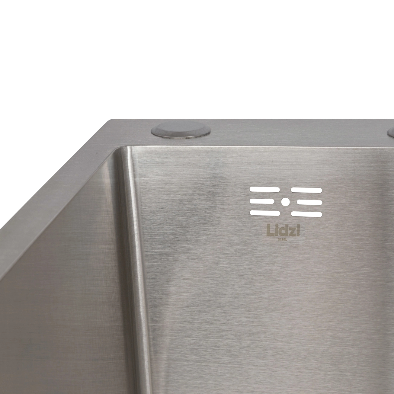 Мойка для кухни интегрированная Lidz Handmade H6350R крыло справа (LDH6350BRUR45587) Brushed Steel 3,0/1,0 мм Фото - 3