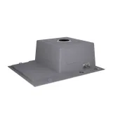 Мойка для кухни интегрированная Lidz Handmade H6350L крыло слева (LDH6350BRUL45588) Brushed Steel 3,0/1,0 мм Фото - 4