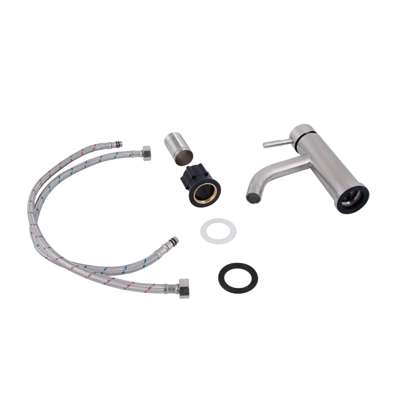 Змішувач для раковини Lidz Aria 0011F (k35) LDARI0011FNKS46091 Nickel Фото - 3