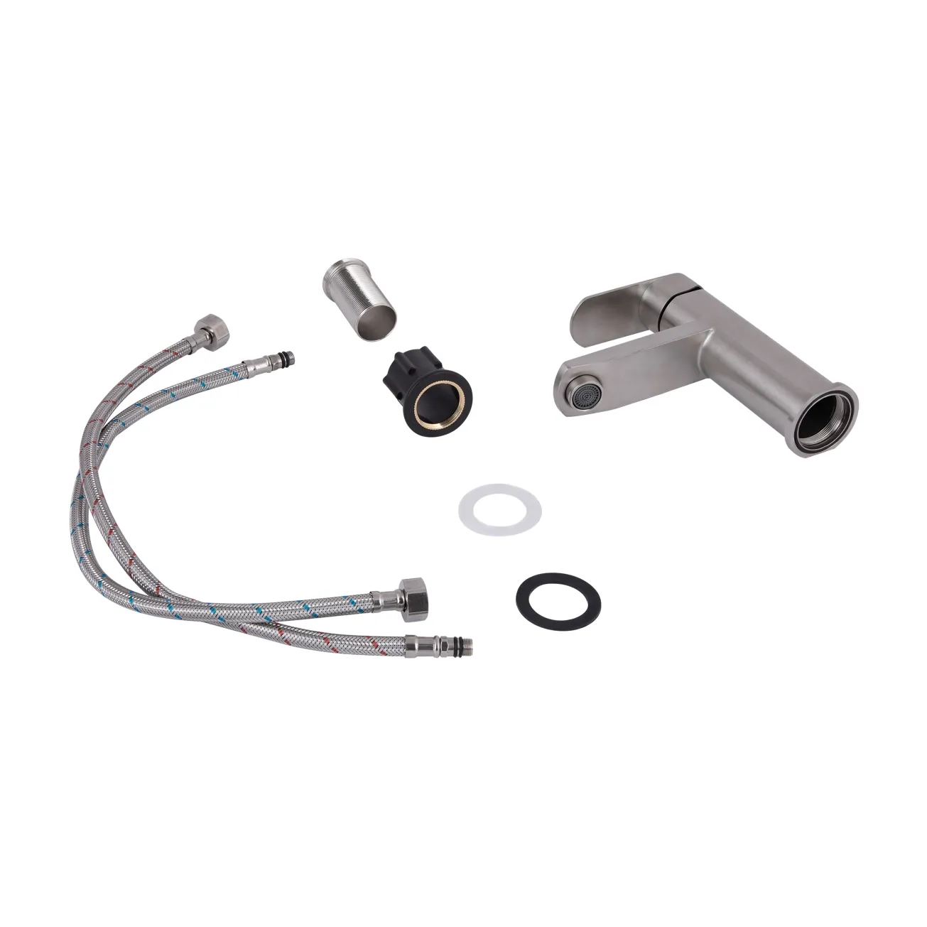 Смеситель для раковины Lidz Luna 001F (k35) LDLUN001FNKS46094 Nickel Фото - 3