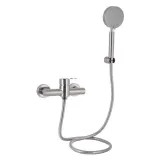 Смеситель для душа Lidz Luna 010 (с душевым гарнитуром) Nickel (SD00052219)