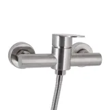 Смеситель для душа Lidz Luna 010 (с душевым гарнитуром) Nickel (SD00052219) Фото - 4