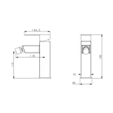 Смеситель для биде Lidz Kubis 001AF (k35) LDKUB001AFNKS46097 Nickel Фото - 1