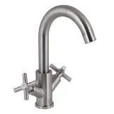 Смеситель для кухни Lidz Wind 161F двухвентильный LDWIN161FNNKS46098 Nickel