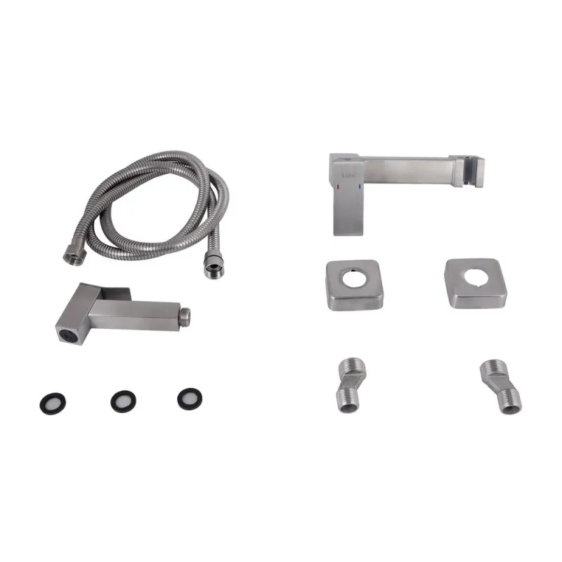 Набор гигиенический Lidz Kubis 110 Nickel LDKUB110NKS46103 сатин (SD00052227) Фото - 5