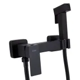 Набор для гигиенического душа Lidz Kubis 110 Black LDKUB110BLA46104 прямоугольный прямоугольный Фото - 2
