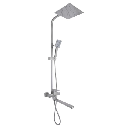 Душова система універсальна Lidz Kubis 1033 Nickel (SD00052234)