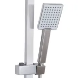 Душевая стойка универсальная Lidz Kubis 1120 на два потребителя LDKUB1120NKS46111 Nickel Фото - 3