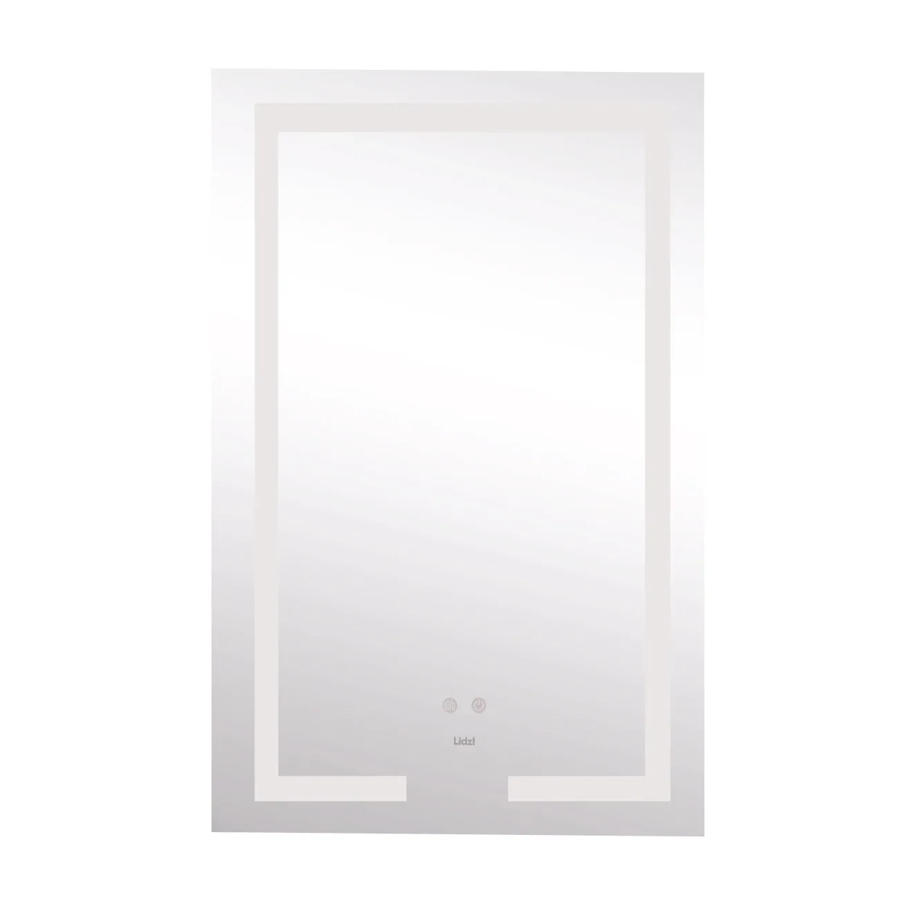 Дзеркало Lidz Kubis 500х800 з LED-підсвічуванням Touch, з антизапотіванням, з димером, рег. яскравості LD78LF9365080 Фото - 2