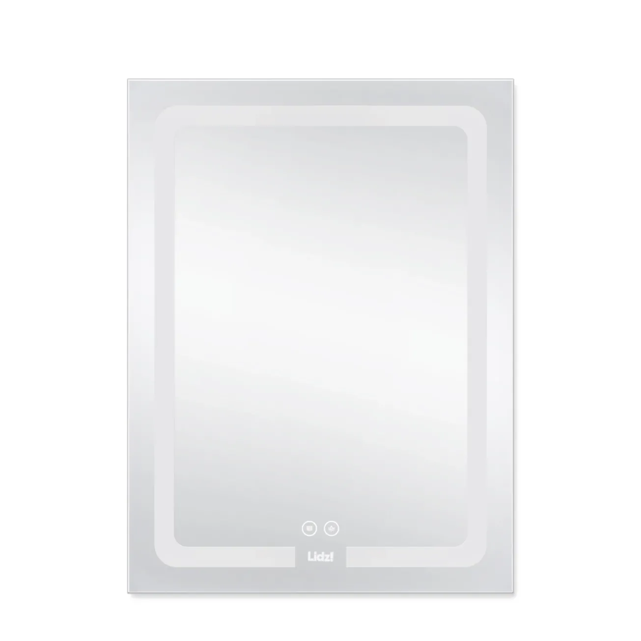 Дзеркало Lidz Kubis 600х800 з LED-підсвічуванням Touch, з антизапотіванням, з димером, рег. яскравості LD78LF9376080 Фото - 2