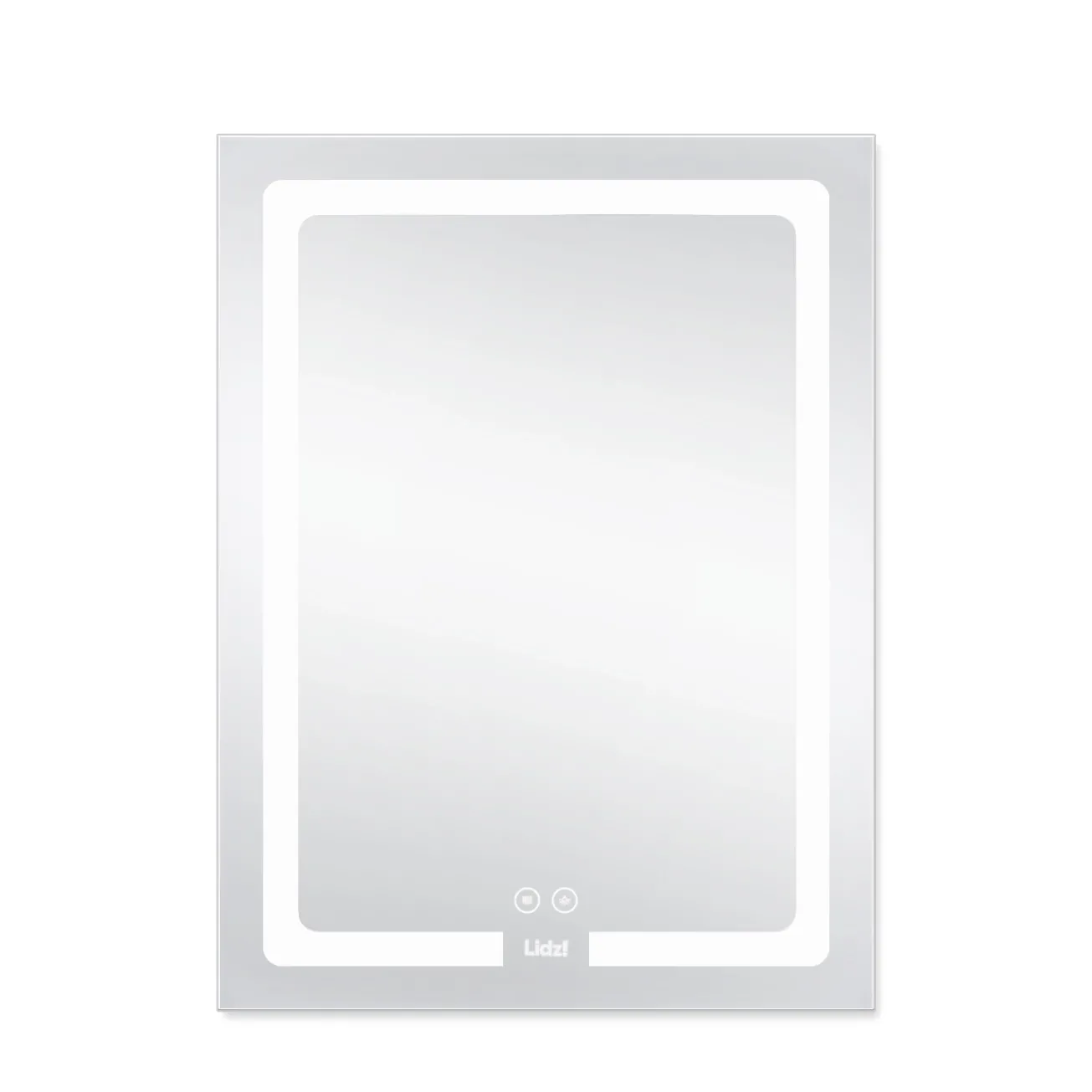 Дзеркало Lidz Kubis 600х800 з LED-підсвічуванням Touch, з антизапотіванням, з димером, рег. яскравості LD78LF9376080 Фото - 3