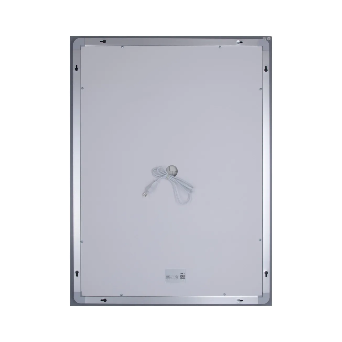 Дзеркало Lidz Kubis 600х800 з LED-підсвічуванням Touch, з антизапотіванням, з димером, рег. яскравості LD78LF9376080 Фото - 4