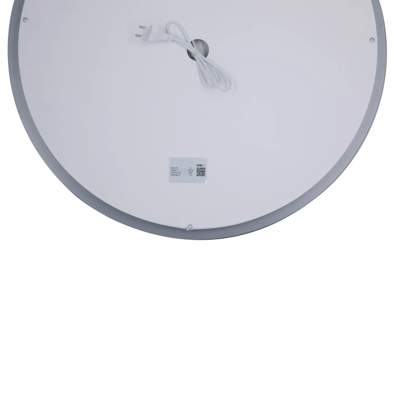 Дзеркало Lidz Aria R600 з LED-підсвічуванням Touch, з антизапотіванням, з димером, рег. яскравості LD78LR600 Фото - 6
