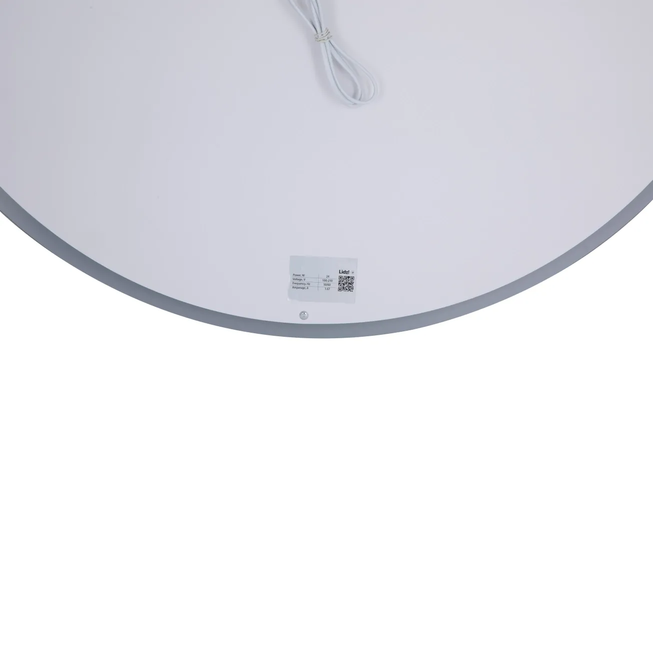 Зеркало Lidz Aria R800 с LED-подсветкой Touch, с антизапотеванием, с димером, рег. яркости LD78LR800 Фото - 6
