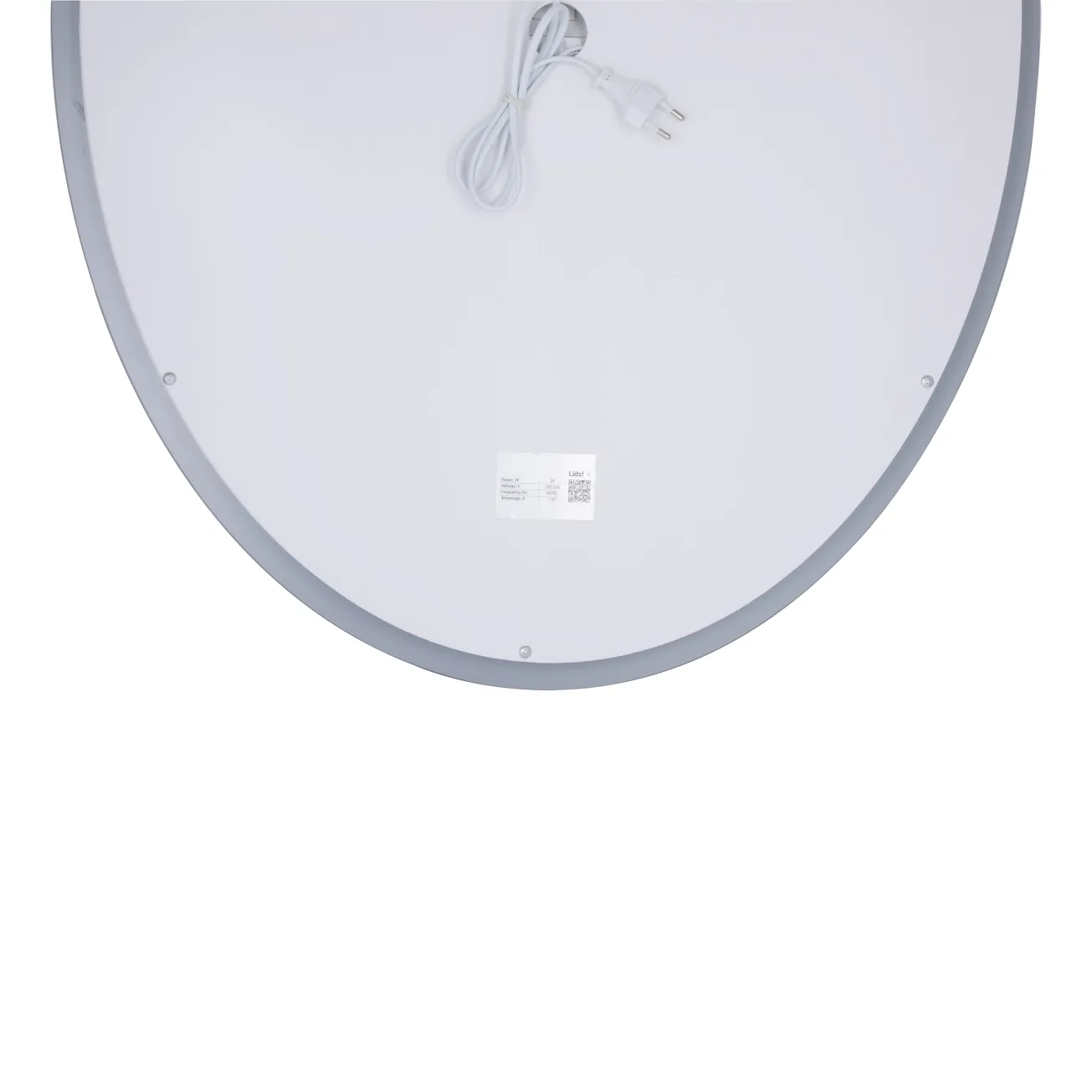 Зеркало Lidz Vida 800х600 с LED-подсветкой Touch, с антизапотеванием, с димером, рег. яркости LD78LF6080 Фото - 6