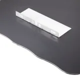 Зеркало Lidz Sofi 140.07.05 (1) 680х875х100 настенное с 3-мя полками асимметричное, со светильником LD78SO6887 Фото - 2