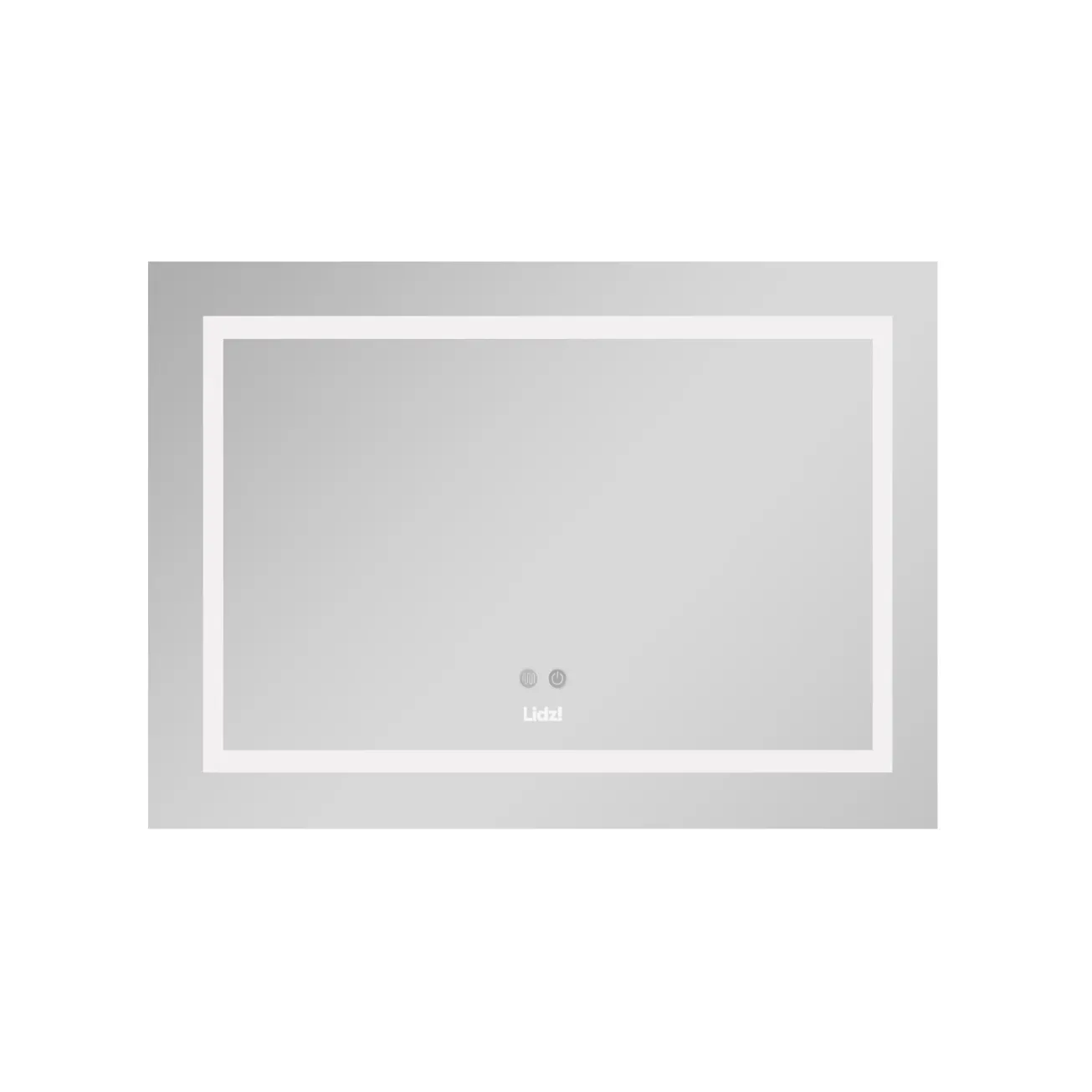 Зеркало Lidz Kubis 800х600 с LED-подсветкой Touch, с антизапотеванием, с димером, рег. яркости LD78LF9047400 Фото - 2