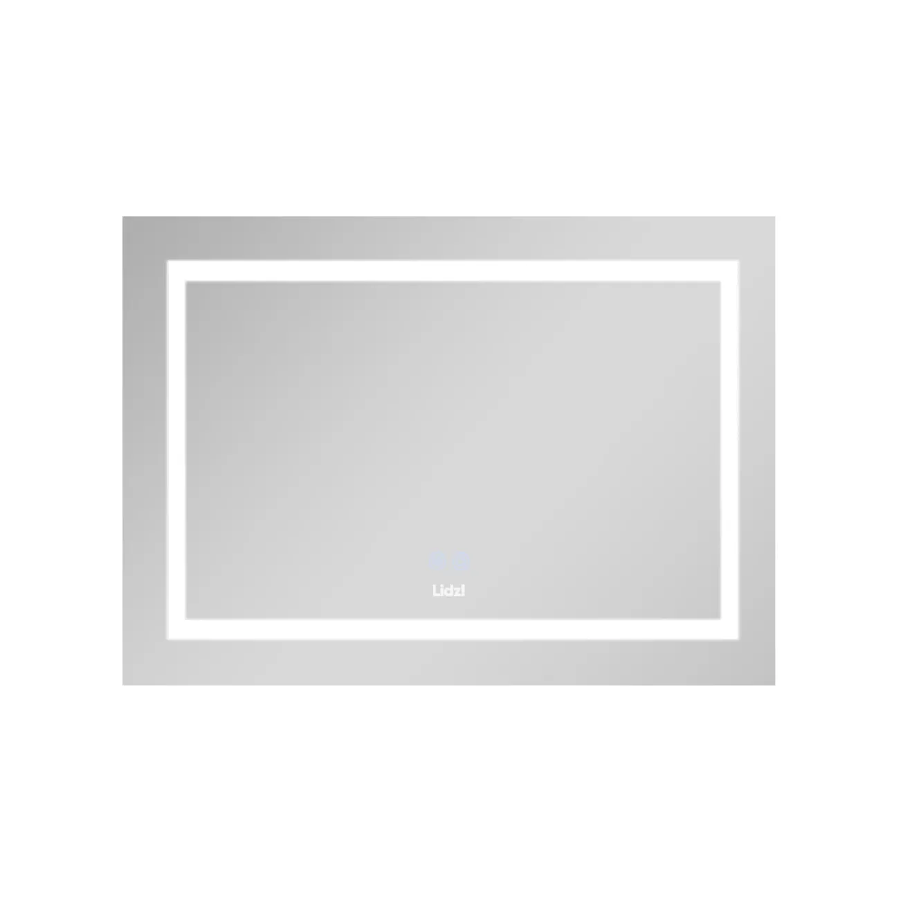Зеркало Lidz Kubis 800х600 с LED-подсветкой Touch, с антизапотеванием, с димером, рег. яркости LD78LF9047400 Фото - 3