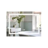 Зеркало Lidz Kubis 800х600 с LED-подсветкой Touch, с антизапотеванием, с димером, рег. яркости LD78LF9047400