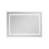 Зеркало Lidz Kubis 800х600 с LED-подсветкой Touch, с антизапотеванием, с димером, рег. яркости LD78LF9047400 Фото - 2