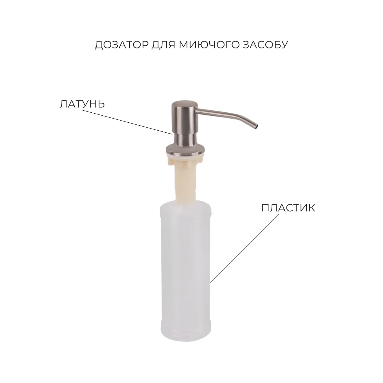 Комплект Lidz Handmade H4050 Мойка для кухни интегрированная Brushed в комплекте с дозатором + Lidz K01G Корзина для кухонной мойки Фото - 5