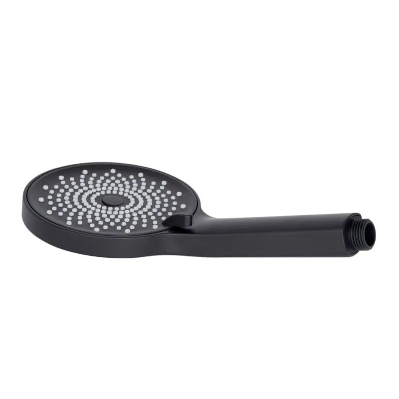 Лійка для ручного душу Lidz Niagara 32 120 мм округла LDNIA32BLM47555 Matt Black Фото - 2