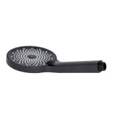 Лійка для ручного душу Lidz Niagara 32 120 мм округла LDNIA32BLM47555 Matt Black Фото - 2