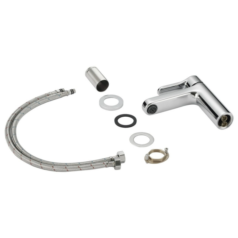 Смеситель латунный для раковины Lidz Astra 001F Chrome (SD00054209) Фото - 5