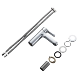 Смеситель латунный для раковины Lidz Astra 001F Chrome (SD00054209) Фото - 2