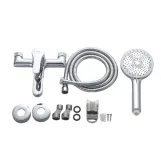 Змішувач для ванни Lidz Astra 006 (з душовим гарнітуром) Chrome (SD00054211) Фото - 2