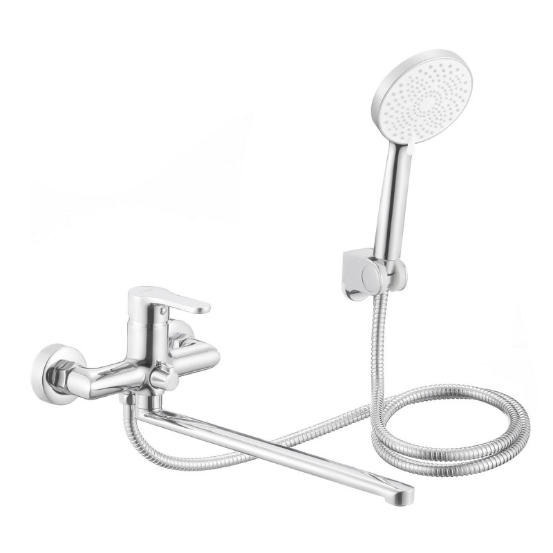 Змішувач для ванни Lidz Astra 005 (з душовим гарнітуром) Chrome (SD00054212)