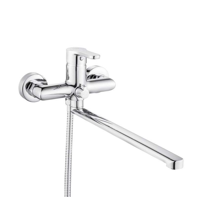 Змішувач для ванни Lidz Astra 005 (з душовим гарнітуром) Chrome (SD00054212) Фото - 7