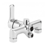 Змішувач для ванни Lidz Astra 005 (з душовим гарнітуром) Chrome (SD00054212) Фото - 3