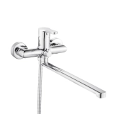 Змішувач для ванни Lidz Astra 005 (з душовим гарнітуром) Chrome (SD00054212) Фото - 7