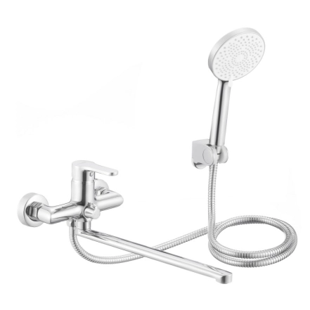 Змішувач для ванни Lidz Astra 005 (з душовим гарнітуром) Chrome (SD00054212)