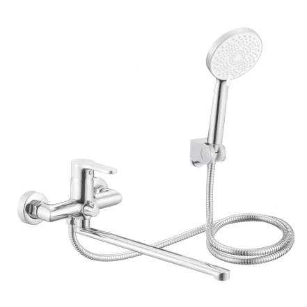 Змішувач для ванни Lidz Astra 005 (з душовим гарнітуром) Chrome (SD00054212)