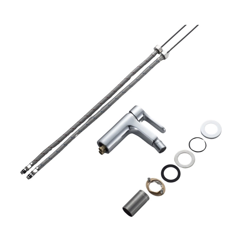Змішувач латунний для біде Lidz Astra 001AF Chrome (SD00054213) Фото - 2