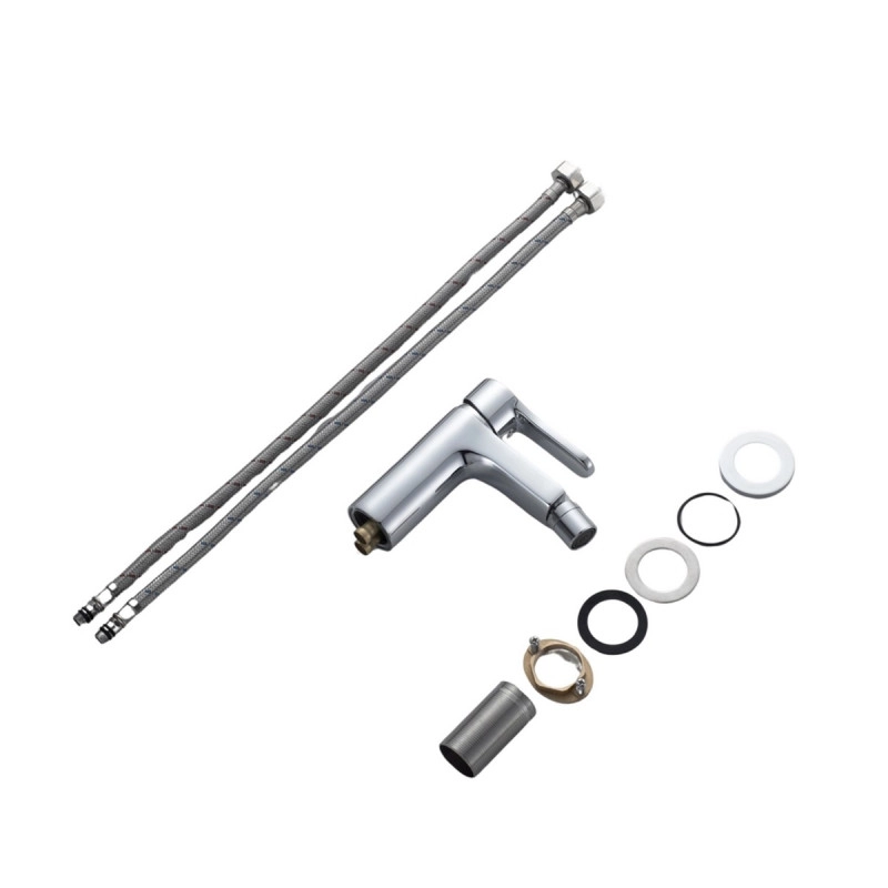 Змішувач латунний для біде Lidz Astra 001AF Chrome (SD00054213) Фото - 3