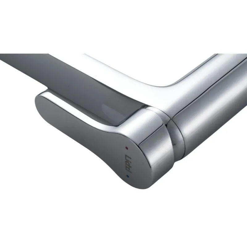 Змішувач латунний для раковини Lidz Astra 001FH високий Chrome (SD00054214) Фото - 4