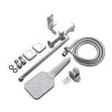 Смеситель для ванны Lidz Orion 005 (с душевым гарнитуром) Chrome (SD00054218) Фото - 2