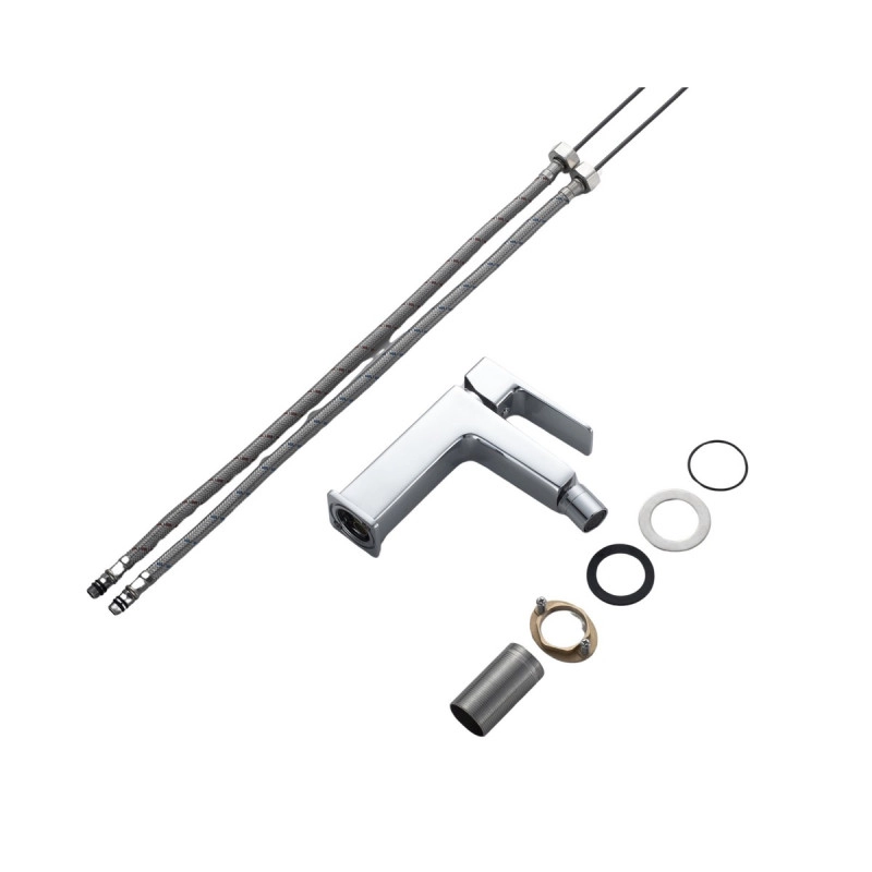 Змішувач латунний для біде Lidz Orion 001AF Chrome (SD00054219) Фото - 2