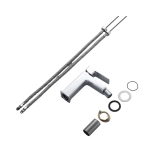 Змішувач латунний для біде Lidz Orion 001AF Chrome (SD00054219) Фото - 2