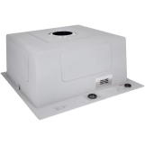 Мийка для кухні інтегрована Lidz Handmade H5050H Decor Honeycomb 2,5/0,5 мм LDH5050DEC48365 (SD00054489) Фото - 4