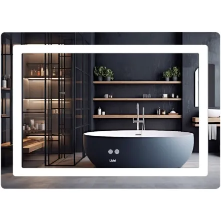 Дзеркало Lidz Kubis (KU2) 1000х800 з LED-підсвічуванням Touch (SD00054574)