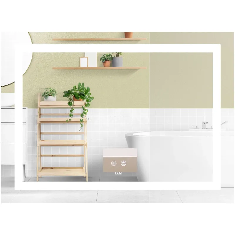 Зеркало Lidz Kubis (KU1) 900х700 с LED-подсветкой Touch (SD00054575)