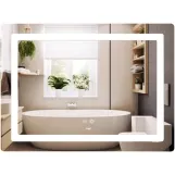 Зеркало Lidz Kubis (KU2) 900х700 с LED-подсветкой Touch (SD00054576)