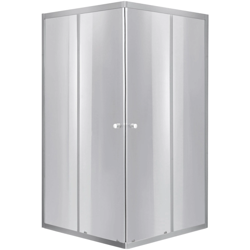 Душова кабіна без піддону Lidz Wawel SC90x90.SAT.LOW.DGR, квадратна (SD00054876)