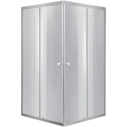Душова кабіна без піддону Lidz Wawel SC90x90.SAT.LOW.DGR, квадратна (SD00054876)