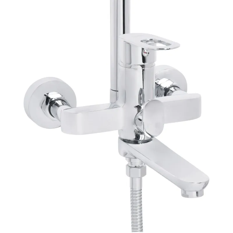 Душевая система универсальная Lidz Latwa 1031 (с изливом) Chrome (SD00055117) Фото - 7